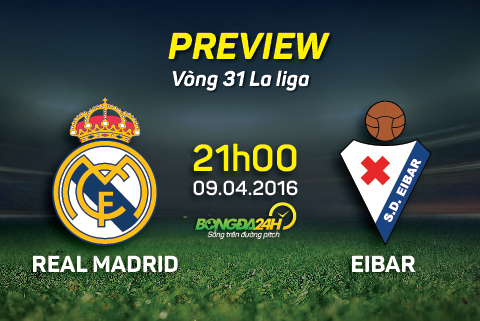 Preview: Real Madrid - Eibar