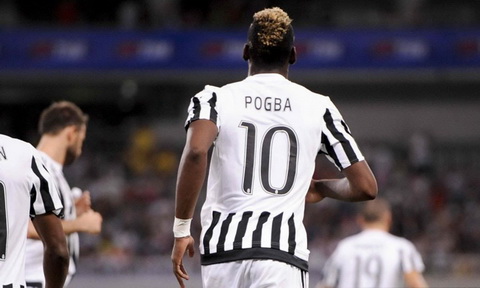 Ao so 10 cua Juventus von thuoc ve Pogba.