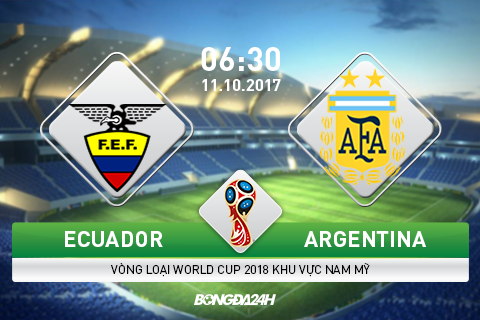 TRUC TIEP Ecuador vs Argentina 06h30 ngay 1110 (VL World Cup 2018) hinh anh goc
