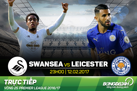 truc tiep Swansea - Leicester