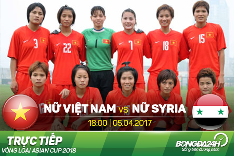 TRUC TIEP Nu Viet Nam vs Nu Syria 18h00 ngay 54 (VL Asian Cup nu 2018) hinh anh goc