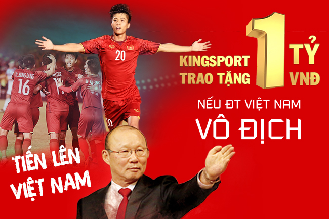 Kingsport dong hanh cung doi tuyen Viet Nam chinh phuc cup Vang Dong Nam A