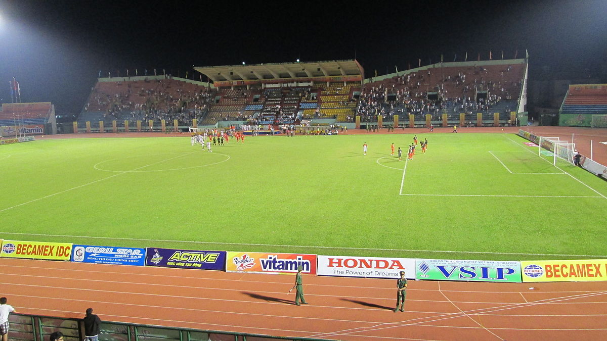 Sân vận động Gò Đậu - Sân nhà của câu lạc bộ Becamex Bình Dương hình ảnh