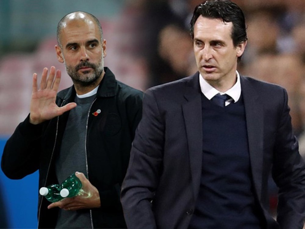 Thanh tich doi dau giua Unai Emery vs Pep Guardiola nghieng han ve phia Pep.