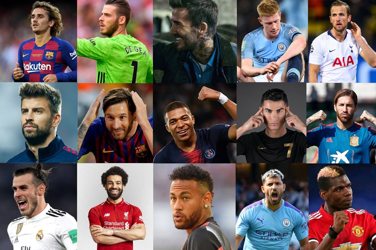 15 kiểu tóc hot nhất của các siêu sao bóng đá năm 2019