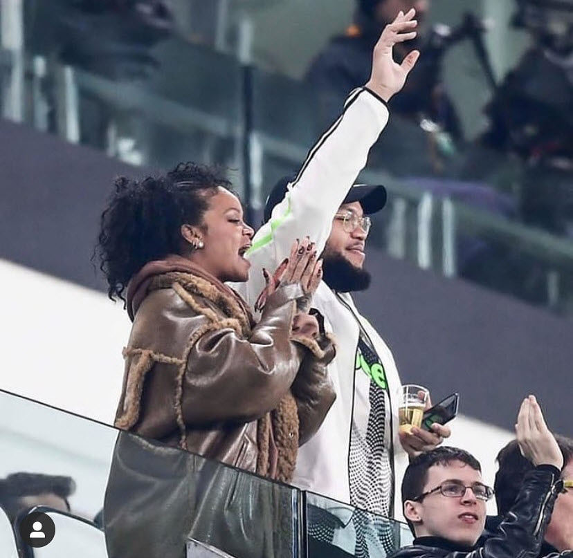 Rihanna xuất hiện trong trận đấu Juventus hình ảnh 6
