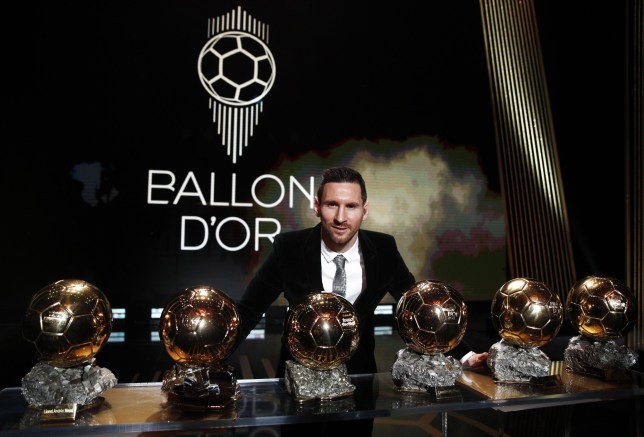 Lionel Messi giành Quả bóng vàng Chúc mừng người xuất sắc nhất hình ảnh