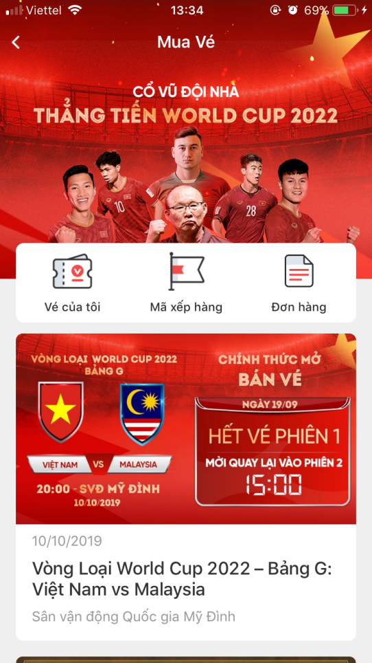 Mẹo mua vé trận Việt Nam vs Malaysia đợt 2, 3 chắc chắn thành công hình ảnh