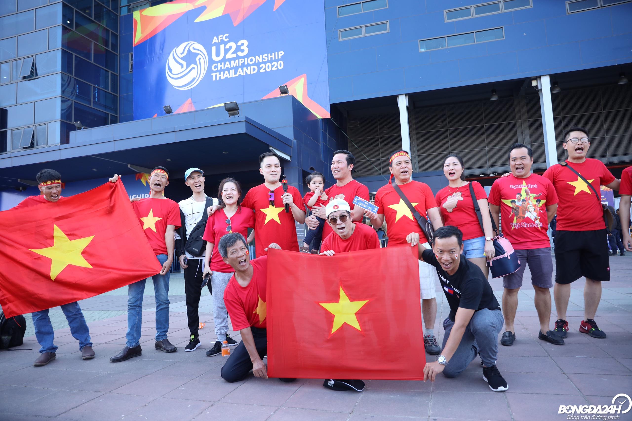 U23 châu Á CĐV Việt Nam sẵn sàng đón Tết tại Thái Lan hình ảnh