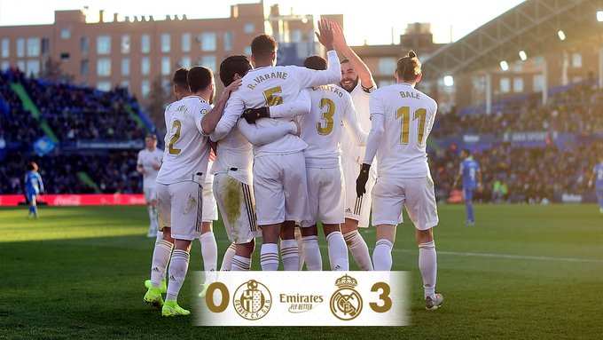 Ket qua Getafe 0-3 Real Madrid