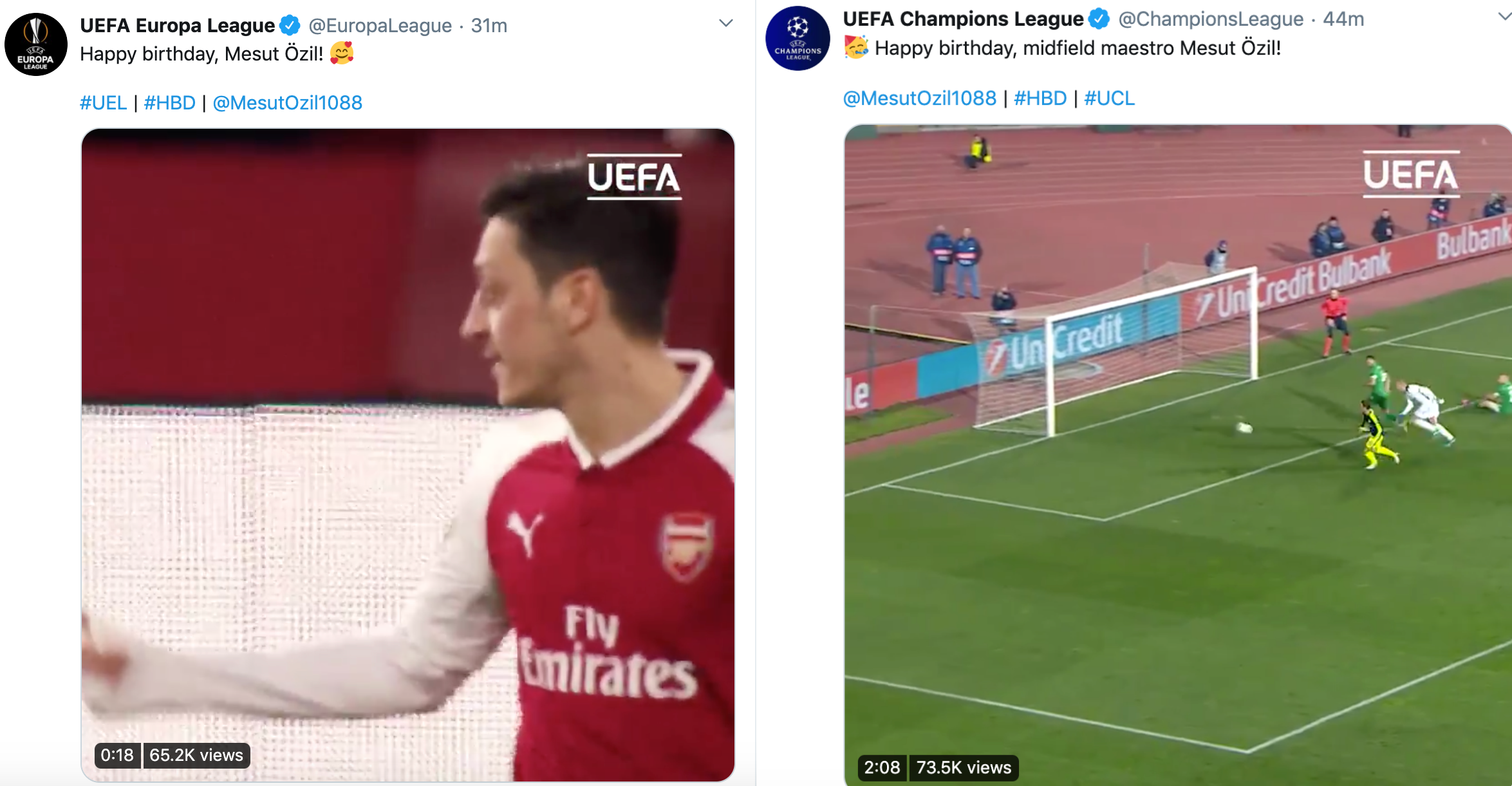 Arsenal mừng sinh nhật Mesut Ozil nhưng đăng ảnh như đưa đám hình ảnh
