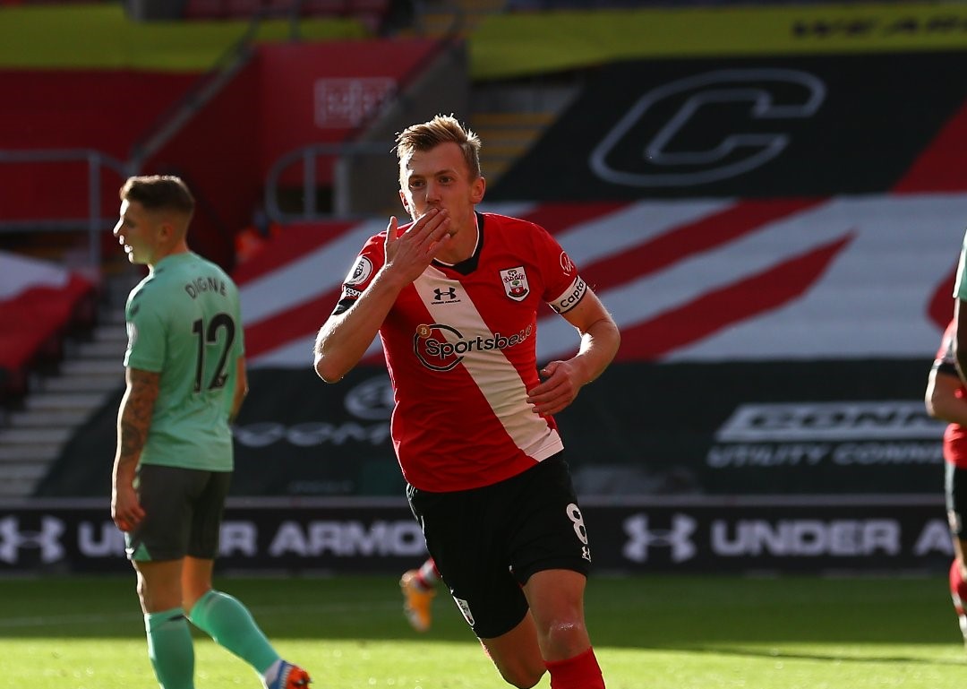James Ward-Prowse mở tỷ số cho Southampton