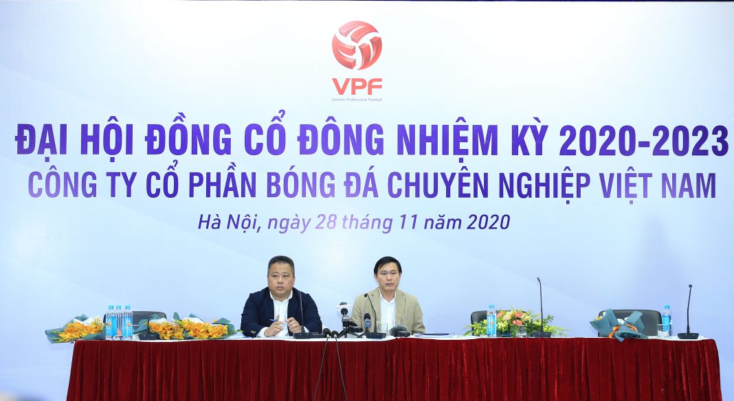 trần anh tú vpf Tái đắc cử Chủ tịch HĐQT VPF, ông Trần Anh Tú đề xuất giải pháp nâng cao chất lượng V-League