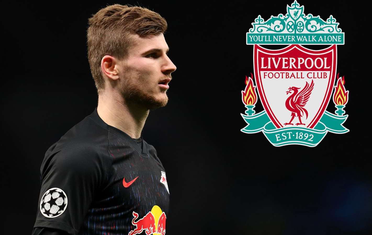 Liverpool hào hứng khi được tiền đạo Timo Werner thả thính hình ảnh