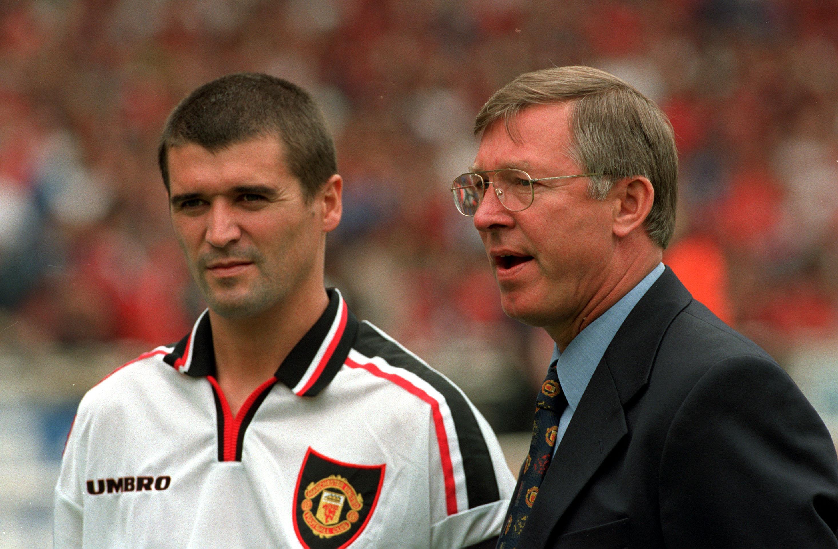Roy Keane Alex Ferguson