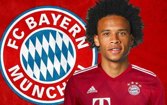 Bayern Munich danh san ao so 10 cho Leroy Sane