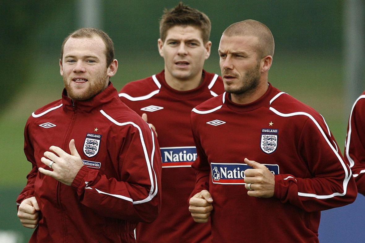 Wayne Rooney Beckham Gerrard