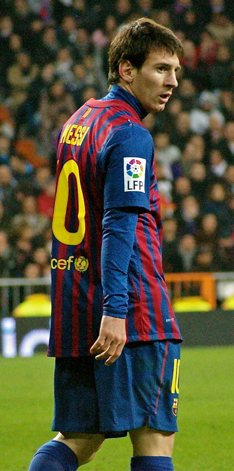 Messi trong tran gap Real Madrid tai Copa del Rey 2011–12