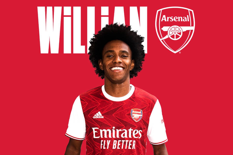 Tiền vệ Willian chính thức gia nhập Arsenal hình ảnh