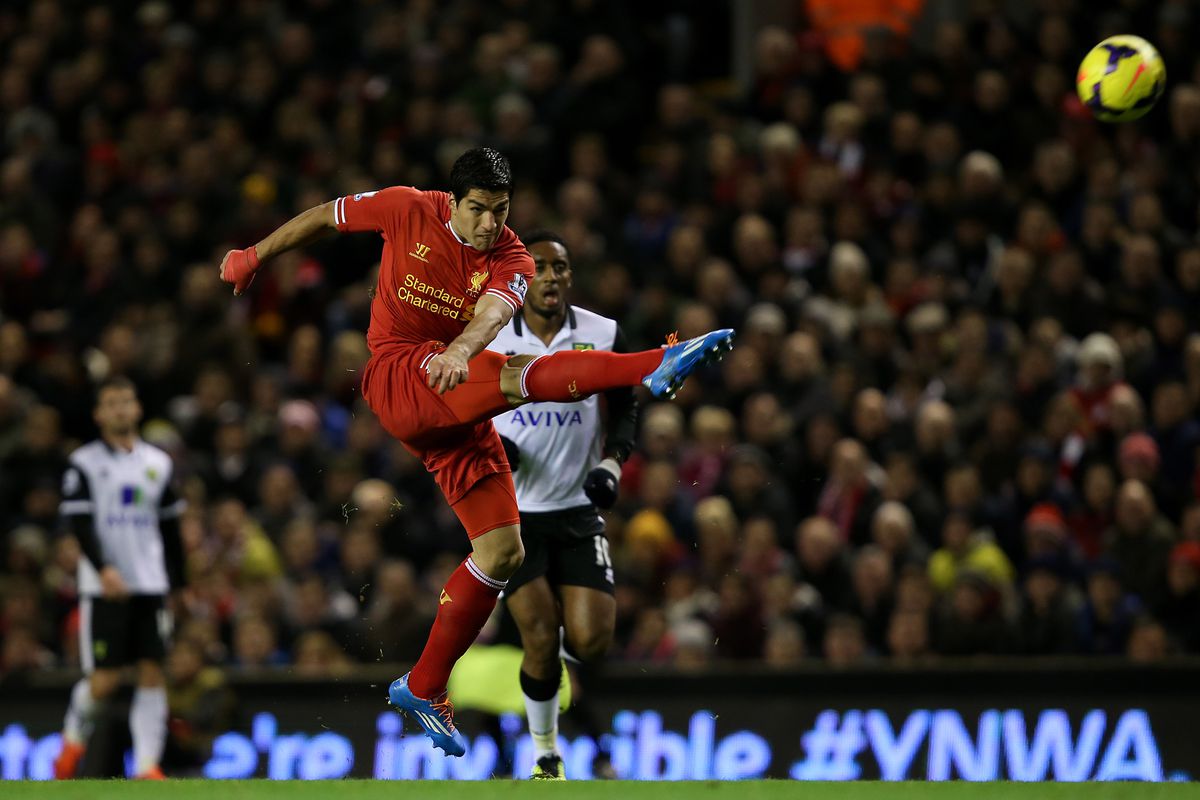 Luis Suarez Chính và tà ở Liverpool hình ảnh