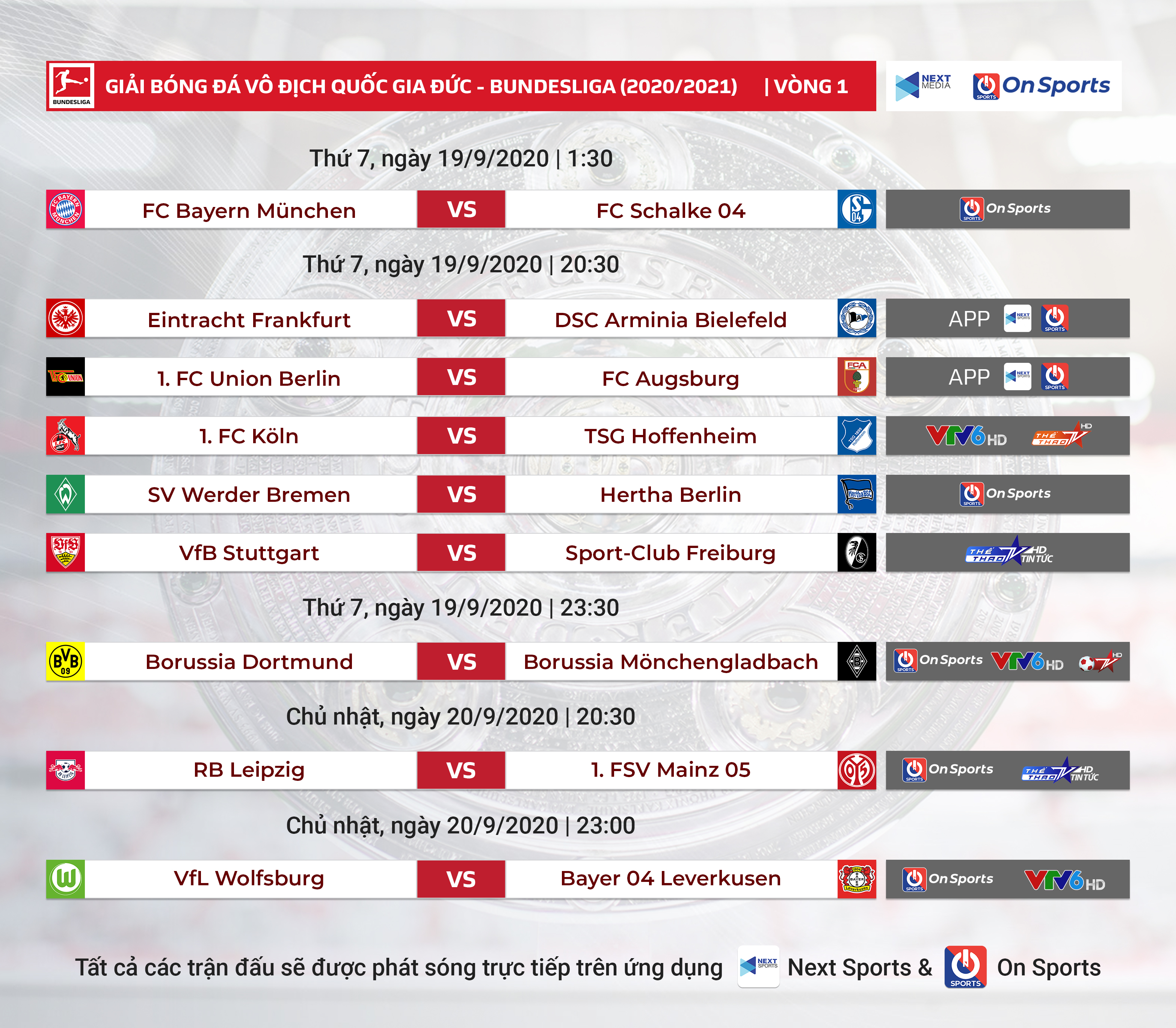 LTD Bundesliga vong 1