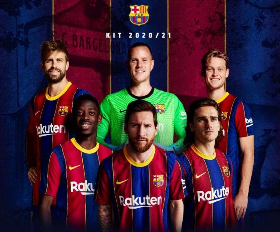Barca công bố áo đấu, Messi gượng cười hình ảnh