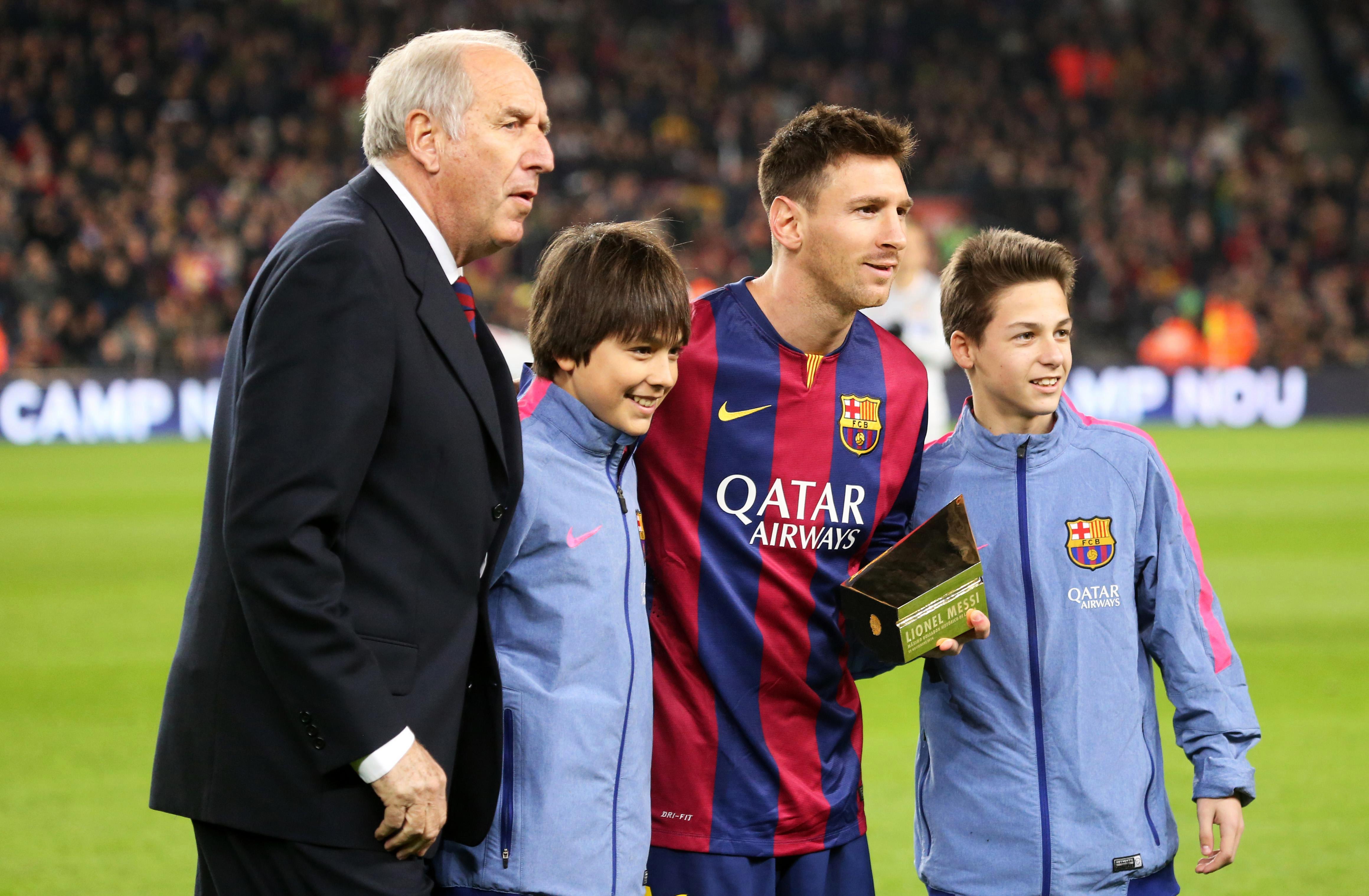 How did Lionel Messi become a Barcelona player?