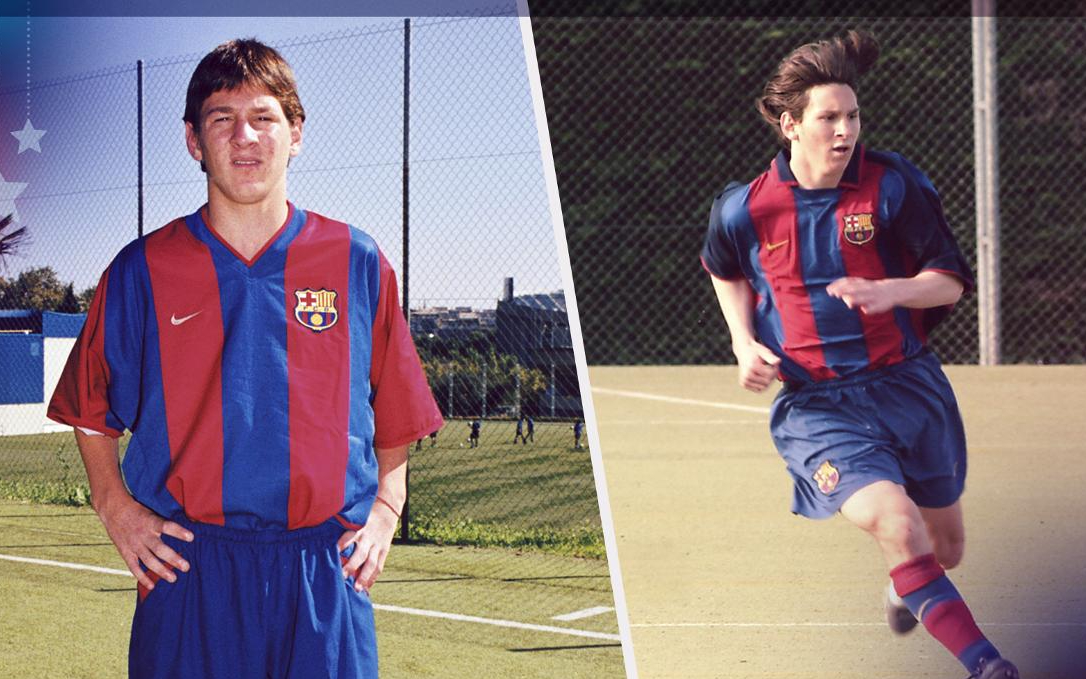 How did Lionel Messi become a Barcelona player?