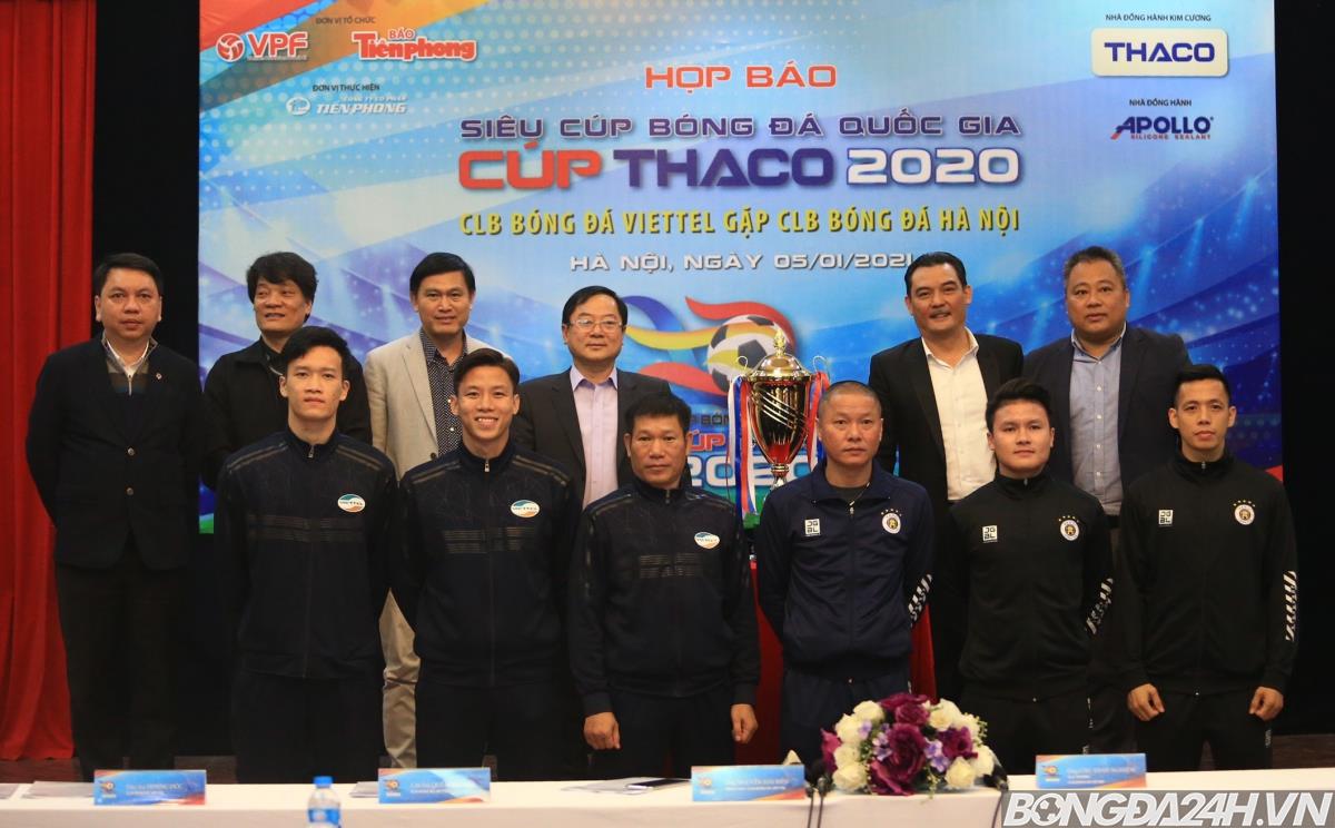Cong bo hop bao Sieu cup bong da Quoc gia 2020