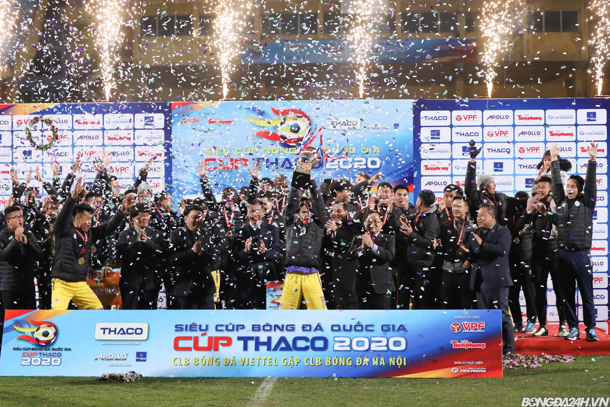 Hà Nội FC vô địch Siêu cúp quốc gia 2020.