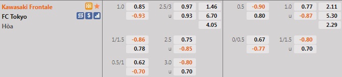 Kawasaki Frontale vs Tokyo