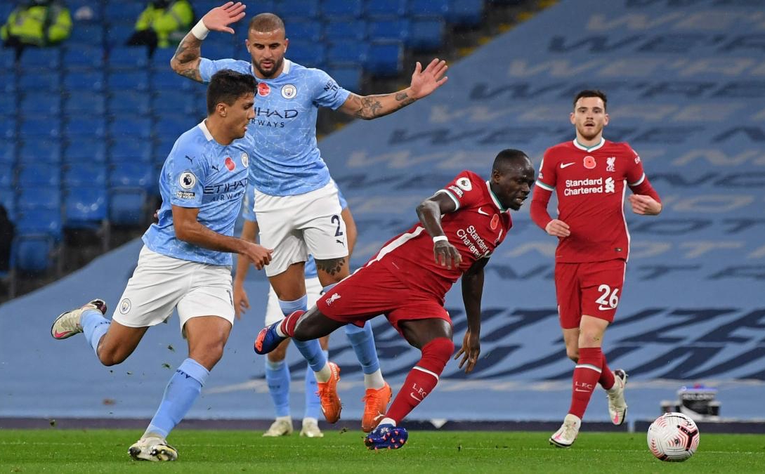 Liverpool vs Man City vòng 7 Premier League