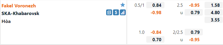 Fakel Voronezh vs SKA Khabarovsk