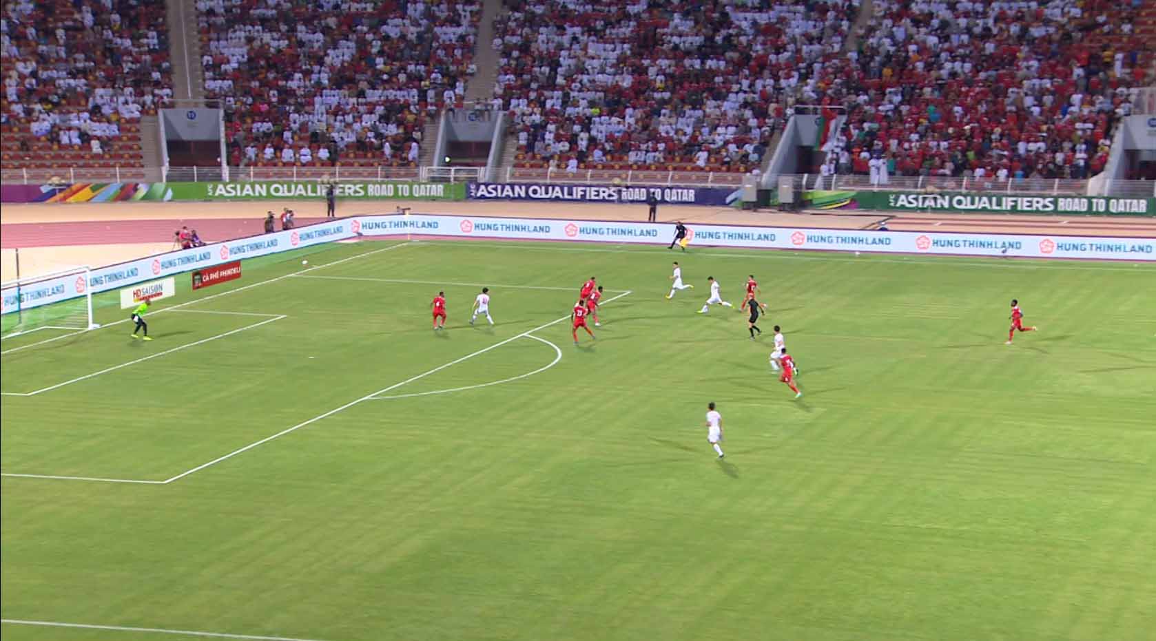 Hưng Thịnh Land là đối tác tài trợ toàn cầu của vòng loại AFC Châu Á – Đường đến QatarTM. Ảnh: AFC