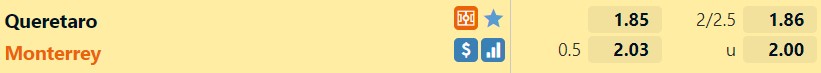 Tỷ lệ Queretaro vs Monterrey Tỷ lệ Queretaro vs Monterrey