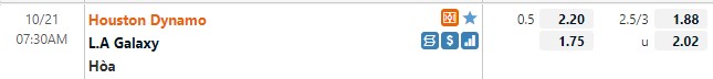 Tỷ lệ Houston Dynamo vs LA Galaxy Tỷ lệ Houston Dynamo vs LA Galaxy