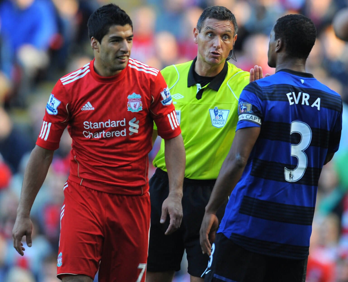 Patrice Evra Luis Suarez