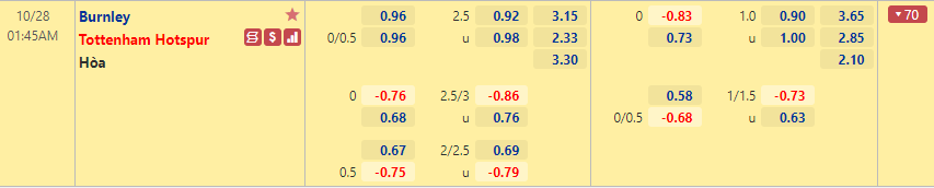 Burnley vs Tottenham