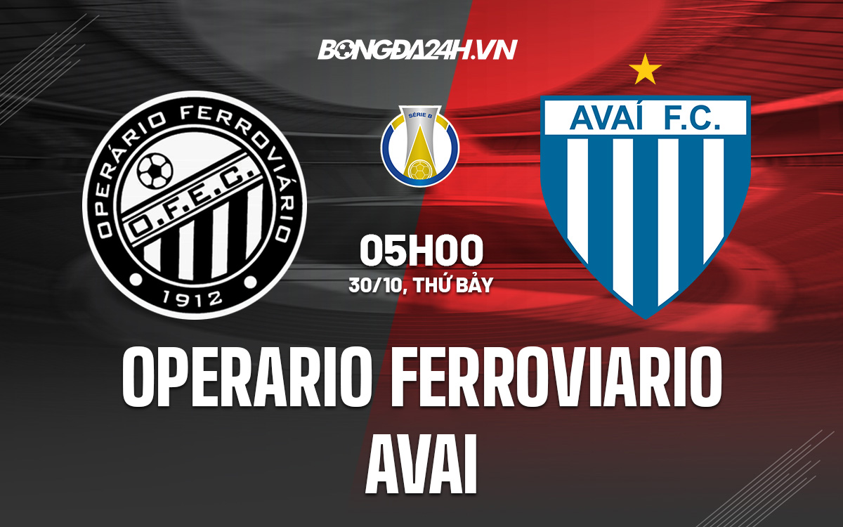 Operario Ferroviario vs Avai