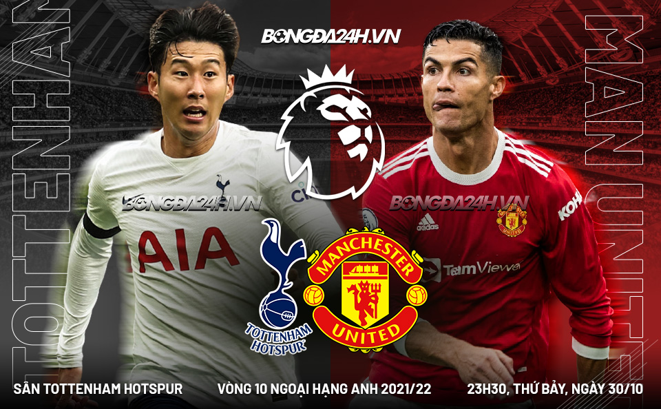 Tottenham vs Man Utd vòng 10 Premier League