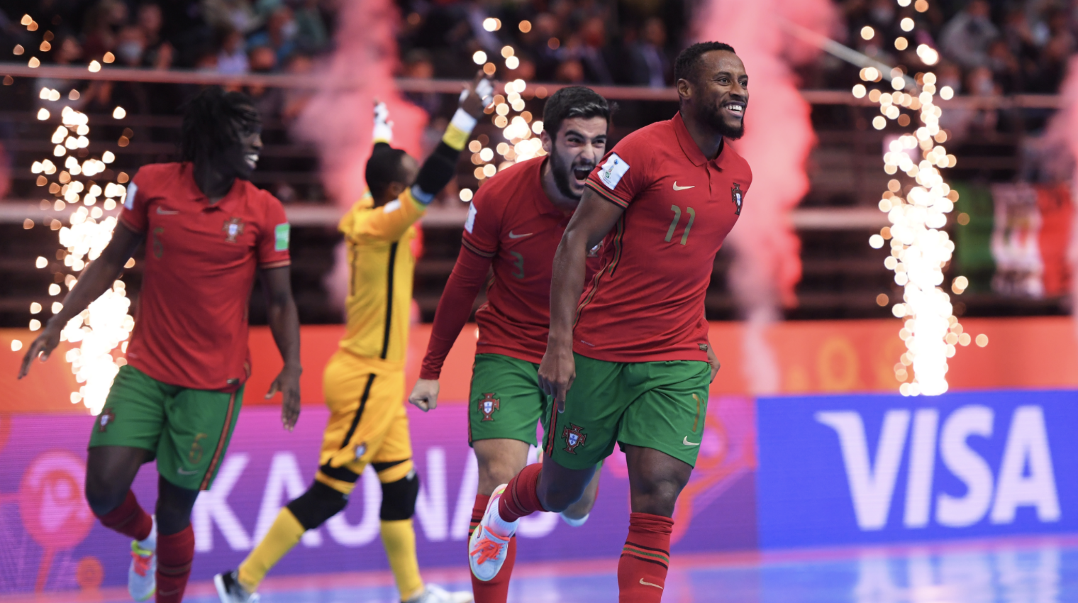 Pany ĐT futsal Bồ Đào Nha. Ảnh: FIFA.