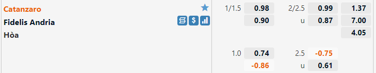 Catanzaro vs Fidelis Andria