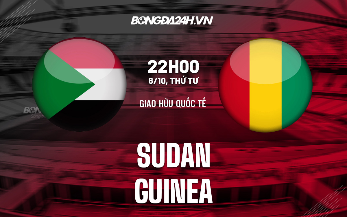 Sudan vs Guinea Sudan vs Guinea