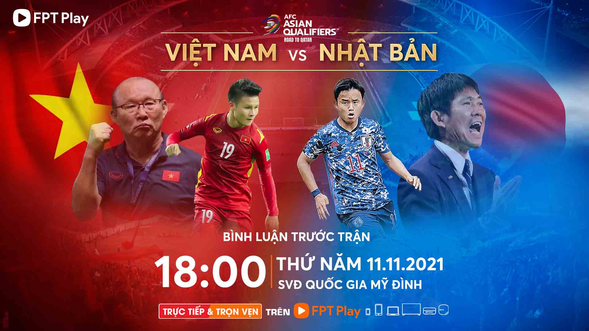 ĐT Việt Nam - ĐT Nhật Bản