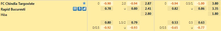 Chindia Targoviste vs Rapid Bucuresti