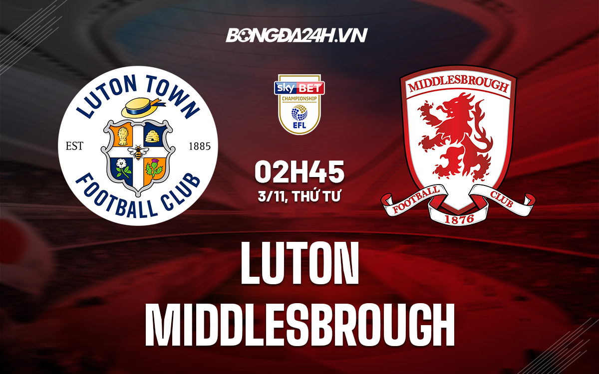 Luton vs Middlesbrough