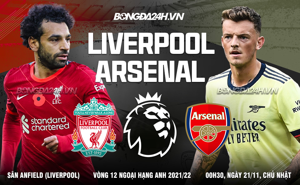 Liverpool vs Arsenal vòng 12 Premier League Liverpool vs Arsenal vòng 12 Premier League