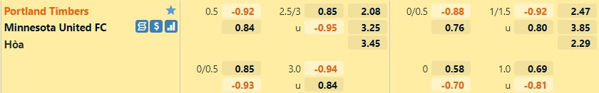 Portland Timbers vs Minnesota