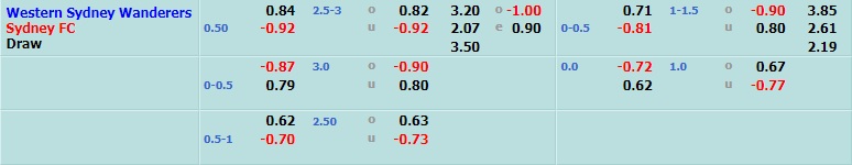 Western Sydney Wanderers vs Sydney