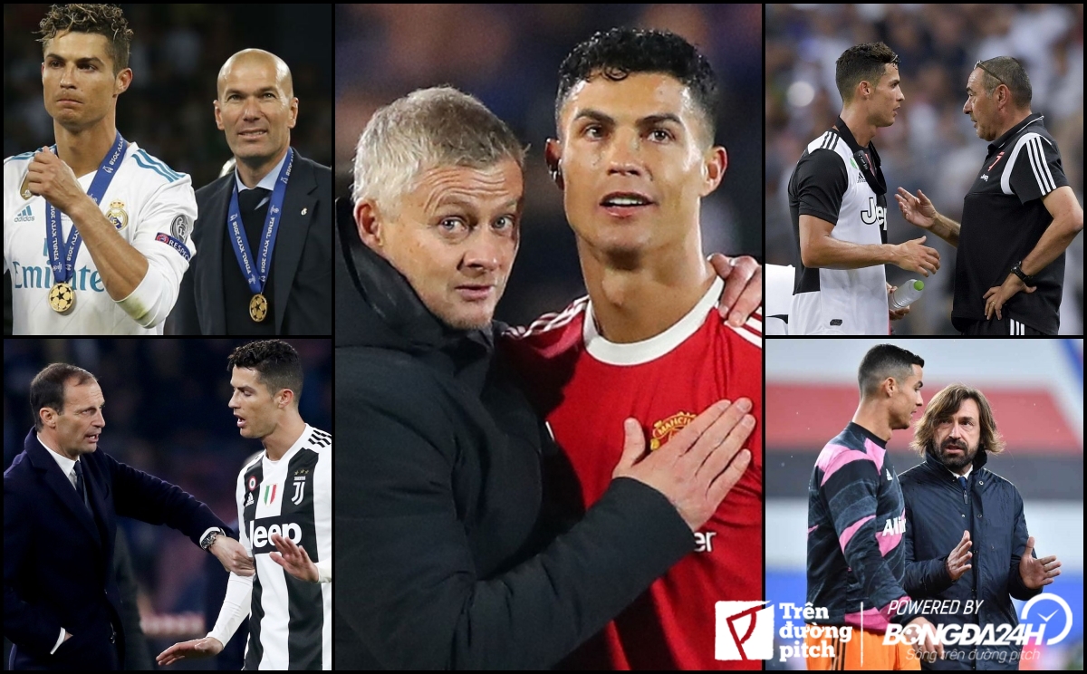Ronaldo 4 năm thay 5 ông thầy